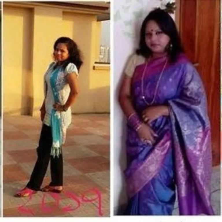 Before and after photo of an Xtreme Fitness & Diet Solution client